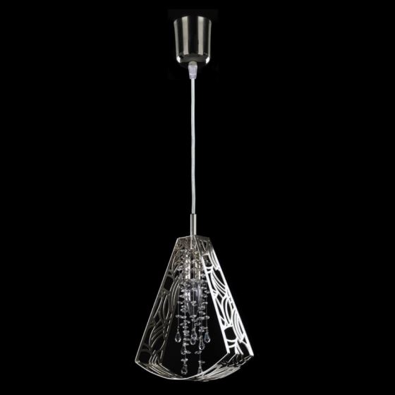 Contemporary lighting fixture SWING 01-CH-MSS SS-CE