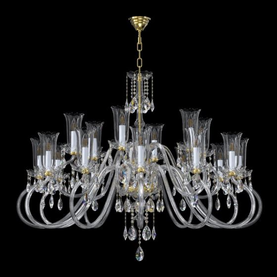 Crystal chandelier MIRACLE 02-CH-A-PB-CE-CS01