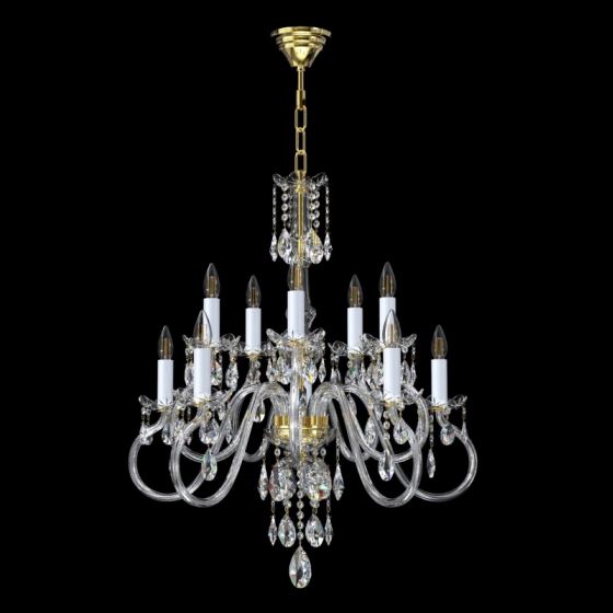Crystal chandelier MIRACLE 04-CH-A-PB-CE