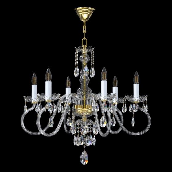 Crystal chandelier MIRACLE 06-CH-A-PB-CE
