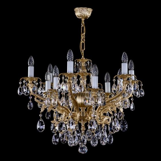 Brass chandelier ETELA X. POLISHED CE