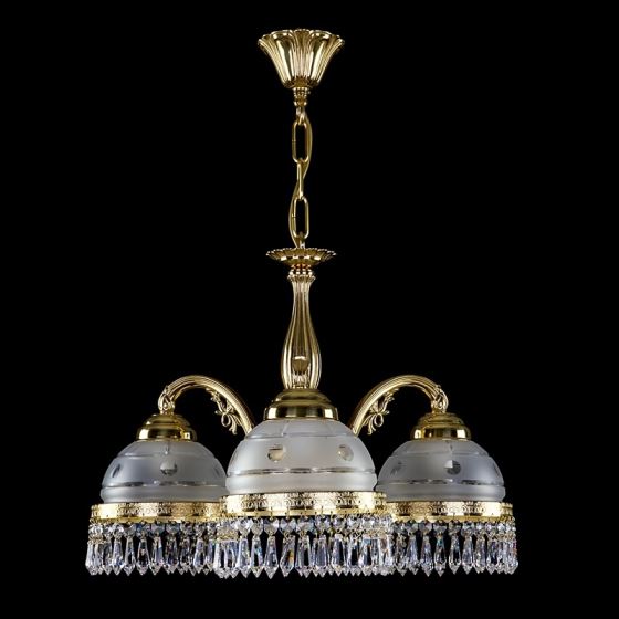 Brass chandelier ENARETE III. POLISHED CE