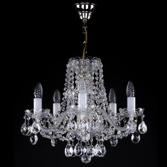 Crystal chandelier FRANCESCA V. NICKEL CE