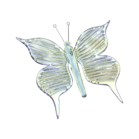 Decorative AB plating glass butterfly
