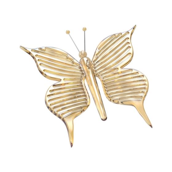 Decorative gold glass butterfly