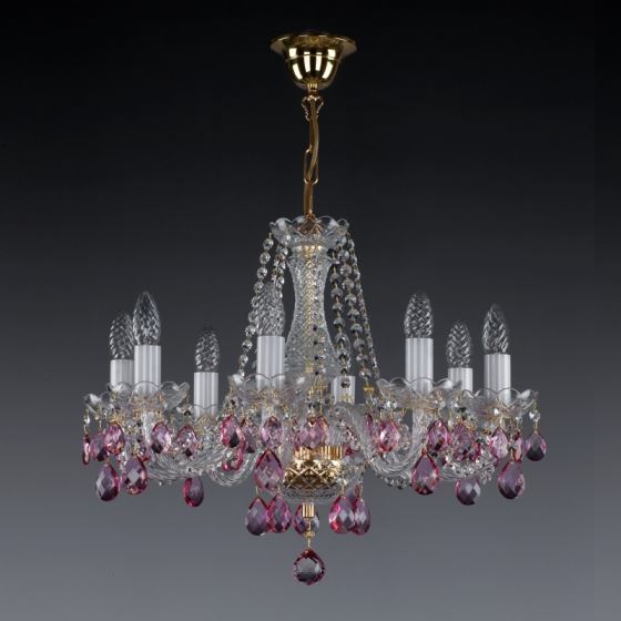 Crystal chandelier RADKA VIII. FULL CUT R14 CE - 1001