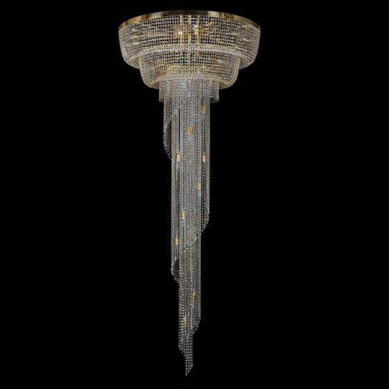 Křišťálové svítidlo SPIRAL COLUMN 1000x2500 CE