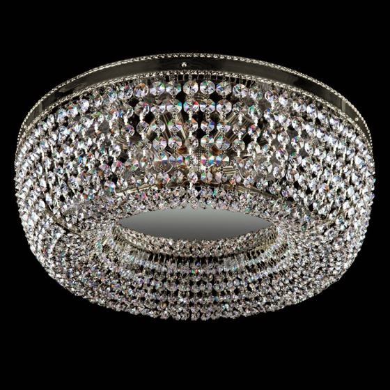 Crystal basket light SOFIA DIA 450 NICKEL CE
