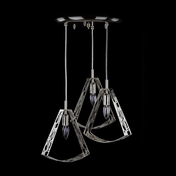 Contemporary lighting fixture SWING 04-CH-MSS SS