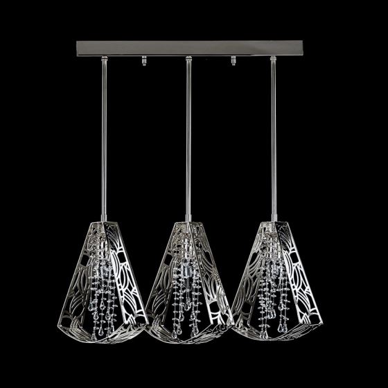 Contemporary lighting fixture SWING 05-CH-MSS SS-CE