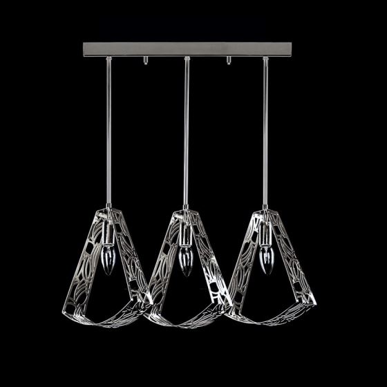 Contemporary lighting fixture SWING 06-CH-MSS SS