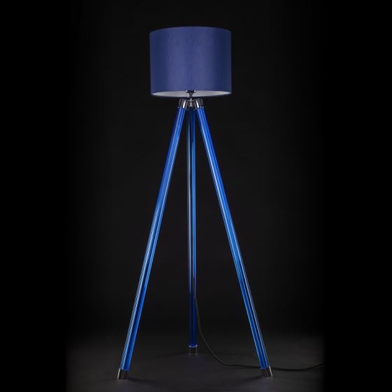 Moderní stojanová lampa HOOPS 01-FL-NI1103-CCB-LSB