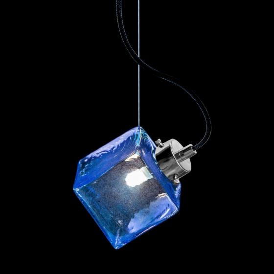 Contemporary lighting fixture DANCING CUBE-DARK BLUE-NI-R