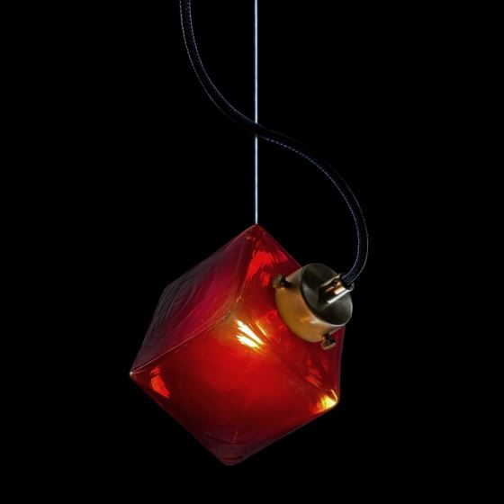 Contemporary lighting fixture DANCING CUBE-RUBY-MB