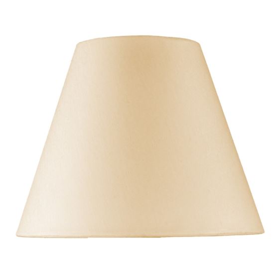 Beige smooth fabric lamp shade