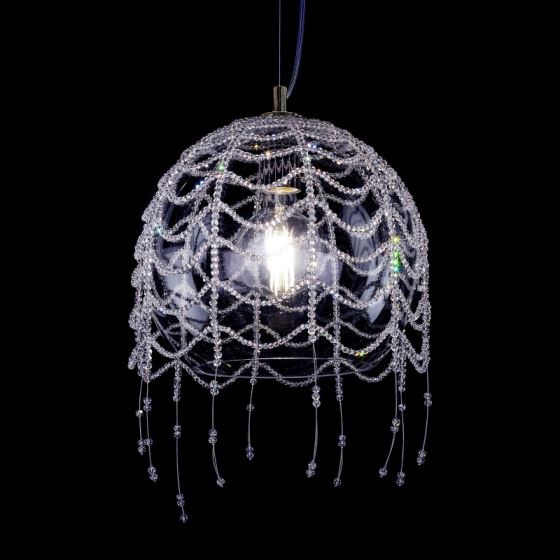 Contemporary lighting fixture ROSEE BALL 03-CH-NI-CE-A01