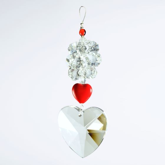 Crystal Heart Decoration 02