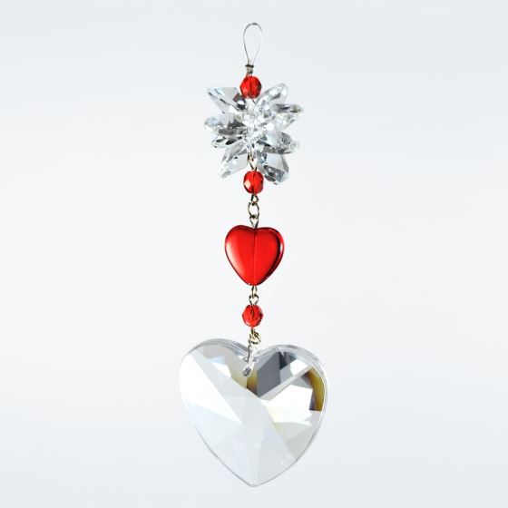 Crystal Heart Decoration 04