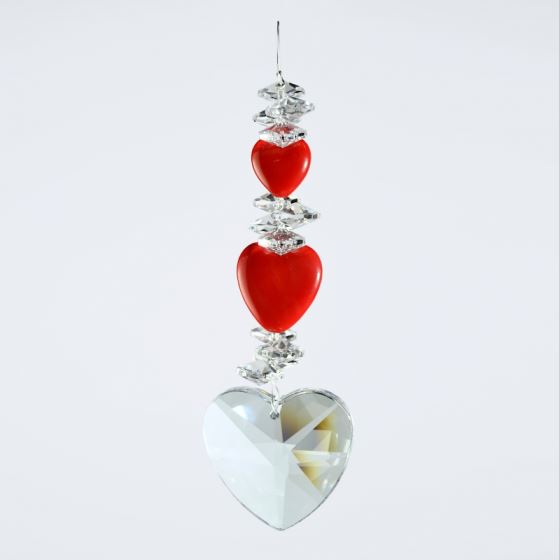 Crystal Heart Decoration 05