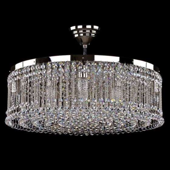 Crystal chandelier PERSIDA NICKEL CE