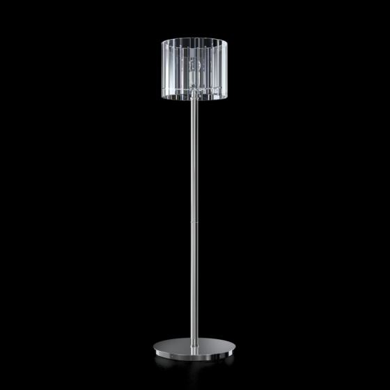 Modern floor lamp HOOPS CRYSTAL 01-FL-NI-HCC