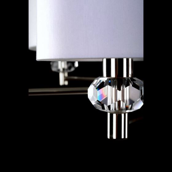 Contemporary chandelier DIAMOND 02-CH-NI-LSW