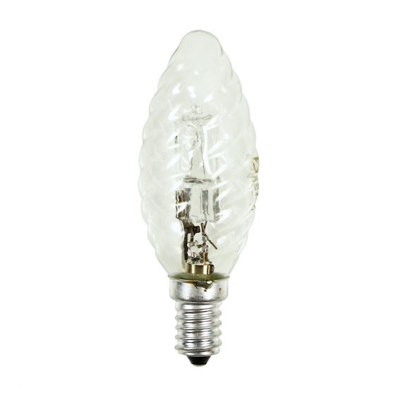 Halogen bulb E14 230-240V 28W 370lm decorative