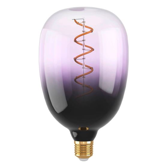 LED bulb E27 4W 1800K warm white, dimmable, colour BLACK-VIOLET-TRANSPARENT (EGLO 110226)