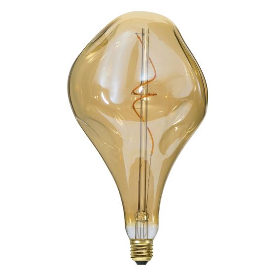 LED bulbE27 4W 1800K warm white, dimmable, colour AMBER (EGLO 110233)