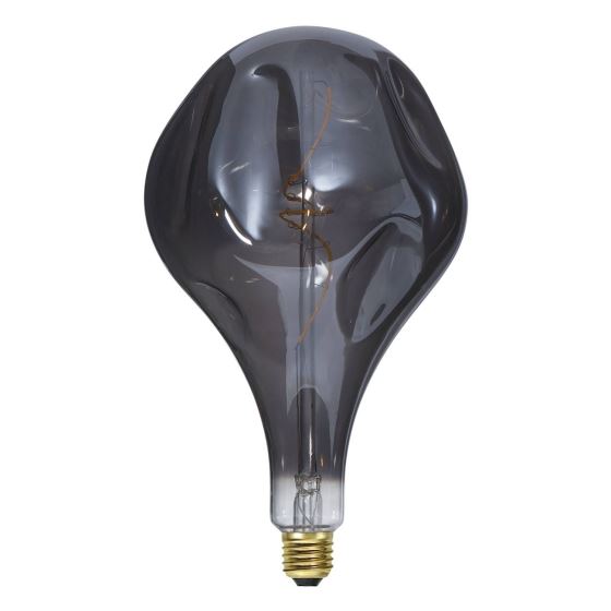 LED žárovka E27 4W 1800K teplá bílá, stmívatelná, barva PRŮHLEDNÁ ČERNÁ (EGLO 110234)