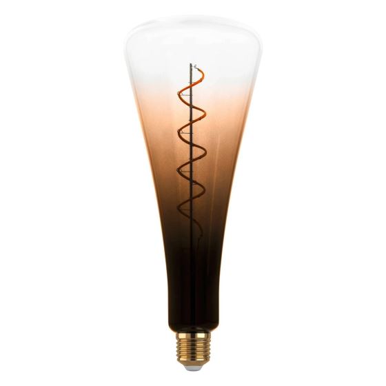LED bulb E27 4W 1700K warm white, dimmable, colour BLACK-BROWN-CLEAR (EGLO 12275)