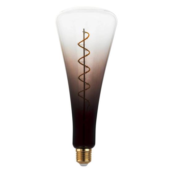 LED bulb E27 4W 1800K warm white, dimmable, colour BLACK-GREY-CLEAR (EGLO 12277)