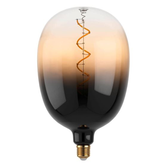 LED bulb E27 4W 1700K warm white, dimmable, colour BLACK-BROWN-CLEAR (EGLO 12553)