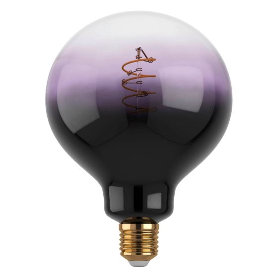 LED bulb E27 4W 1800K warm white, dimmable, colour BLACK-VIOLET (EGLO 12557)