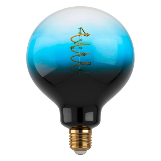 LED bulb E27 4W 2000K warm white, dimmable, colour BLACK-BLUE (EGLO 12555)