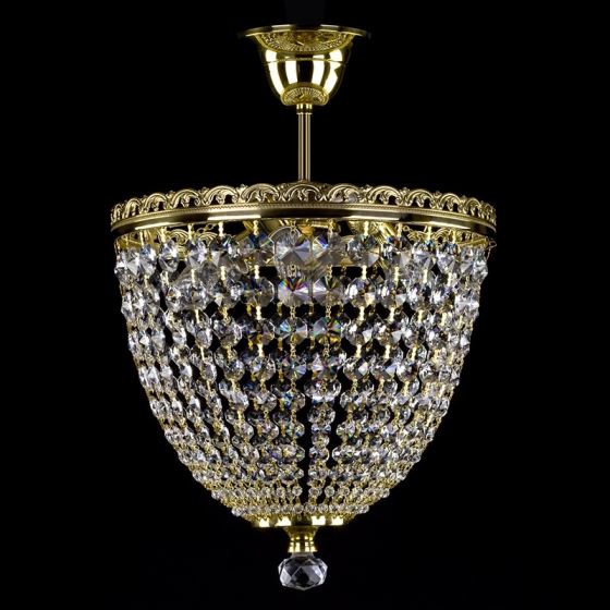 Crystal basket light FATIMA II. POLISHED CE